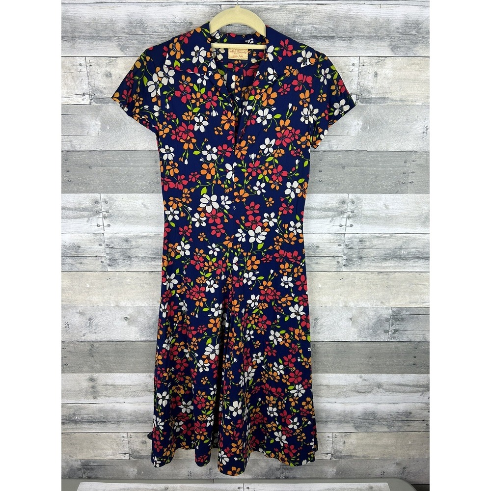 Laura Dubin VTG Women's Short Sleeve Medium Dress